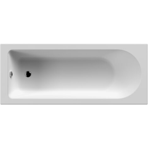 Nuie Barmby 1600mm x 700mm Round Single Ended Bath - NBA607