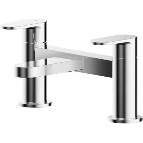 Nuie Binsey Deck Mounted Bath Filler Tap - Chrome