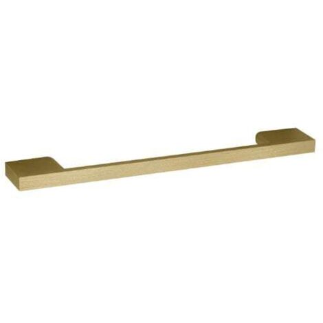 Nuie Brushed Brass 191mm D Shaped Furniture Handle with 160mm Hole Centres - H027