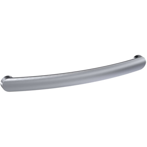 Nuie Chrome 211mm D Shaped Furniture Handle with 192mm Hole Centres - H184