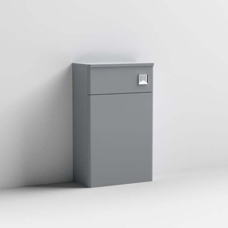 Nuie - Classique Back to Wall wc Toilet Unit 500mm Wide - Satin Grey