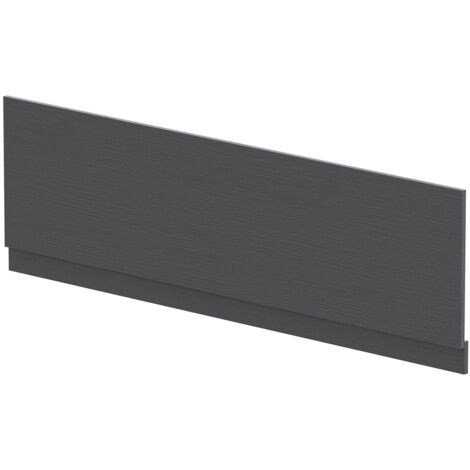 Nuie Graphite Grey Woodgrain 1800mm Bath Front Panel - MPC2207