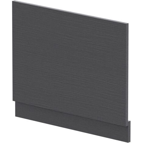 Nuie Graphite Grey Woodgrain 700mm Bath End Panel - MPC2211