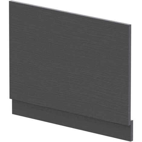 Nuie Graphite Grey Woodgrain 750mm Bath End Panel - MPC2212