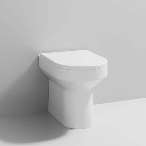 Nuie Harmony Round Back to Wall Toilet Pan - NCH606