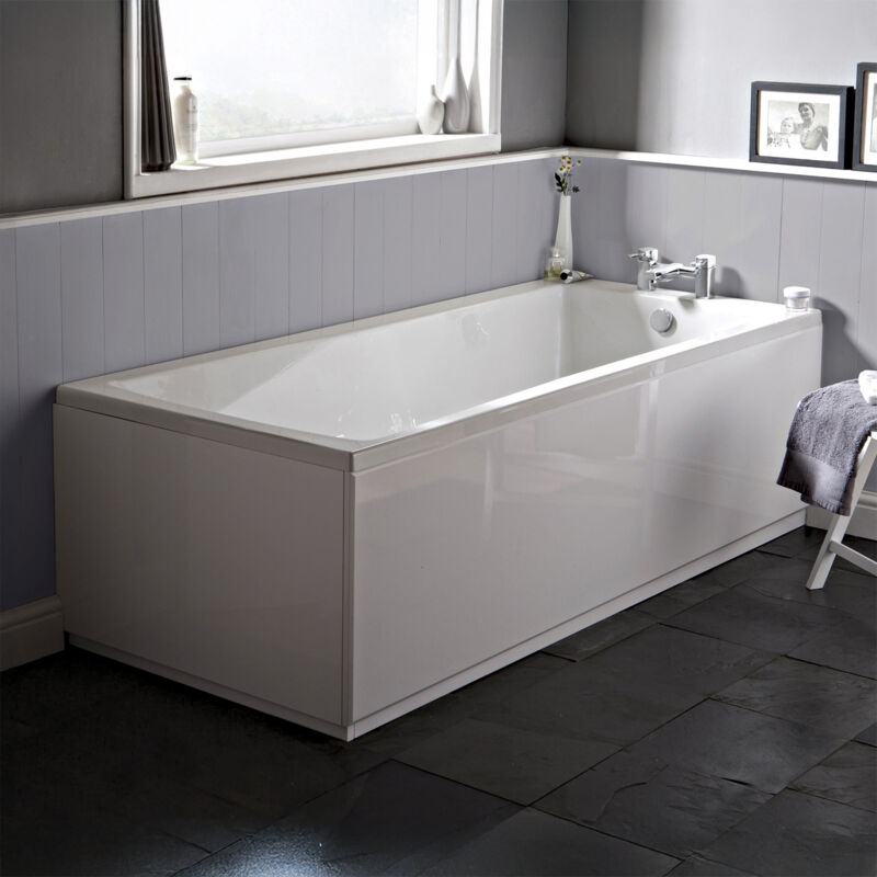 Premier Nuie Linton 1800mm x 800mm Square Single Ended Bath - NBA414