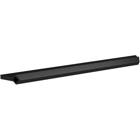 Nuie Matt Black 240mm Profile Furniture Handle with 224mm Hole Centres - H202