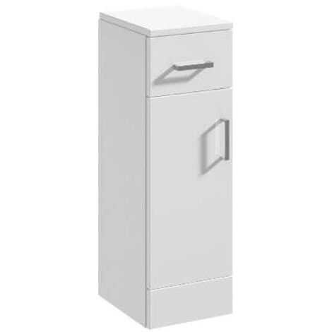 Nuie Mayford Cupboard Unit 250mm Wide x 330mm Deep - Gloss White