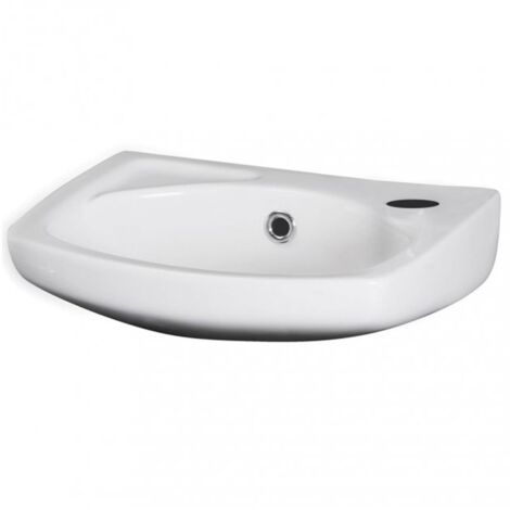 Nuie Melbourne Wall Hung Cloakroom Basin 350mm Wide - 1 Tap Hole