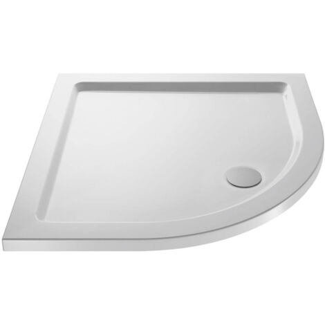 Nuie Pearlstone White Quadrant Shower Tray 700mm x 700mm