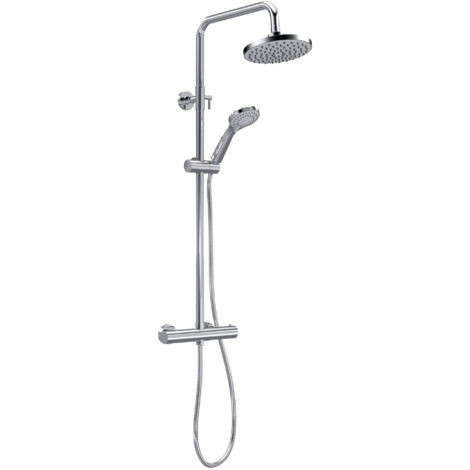 PREMIER Nuie Round Bar Mixer Shower with Shower Kit and Fixed Head