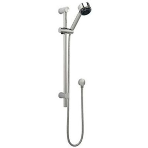Nuie Round Shower Slider Rail Kit 660mm High - Chrome