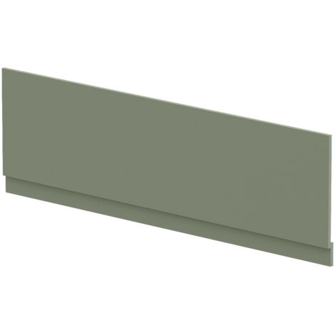 Nuie Satin Green 1800mm Front Bath Panel with Plinth - BPR807