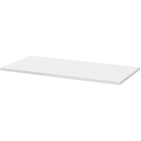 Nuie Satin White 800mm x 390mm Laminate Worktop - MWT180