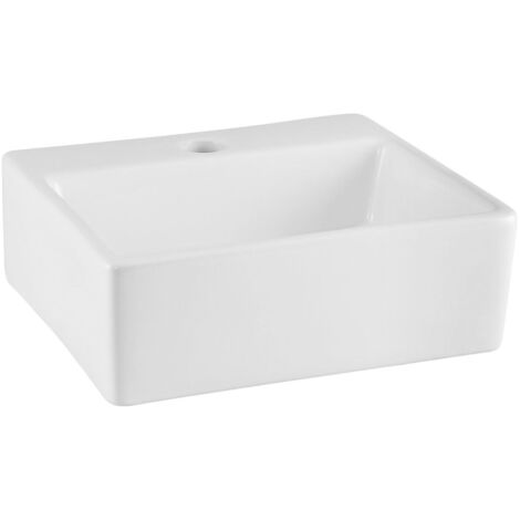 Nuie 335mm Rectangular Counter Top Basin with 1 Tap Hole - NBV106