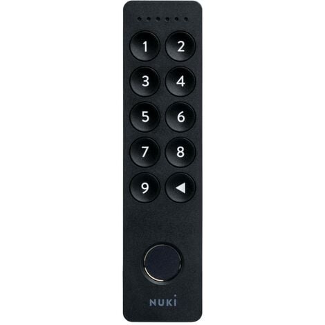 Nuki Keypad 2.0 Apri la porta in modo rapido e confortevole, tramite un codice o la tua impronta digitale: il Keypad è l'accessorio ideale per la Nuki Smart Lock, Bluetooth