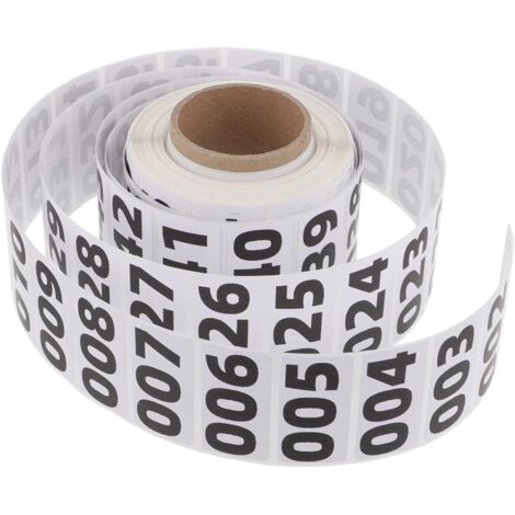 Num rot s Autocollants Petits Chiffres 40x30 Mm Faciles D