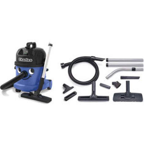 Numatic – Aspirateur de poussière et d'eau 1060W – Capacité 15L – Longueur cordon 10m – Niveau sonore 72dB – Dimensions 360x370x510mm