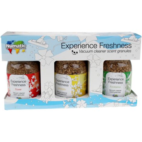 Numatic - experience freshness aspirador en gránulos - 3 fragancias - nva3flgeur - 8718182591064