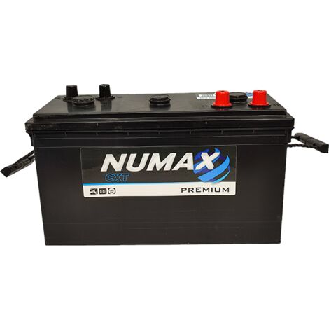 Numax – Batterie de démarrage 6V 198Ah – Courant de démarrage 1040A – Technologie classique CA/CA – Dimensions 395x170x230mm