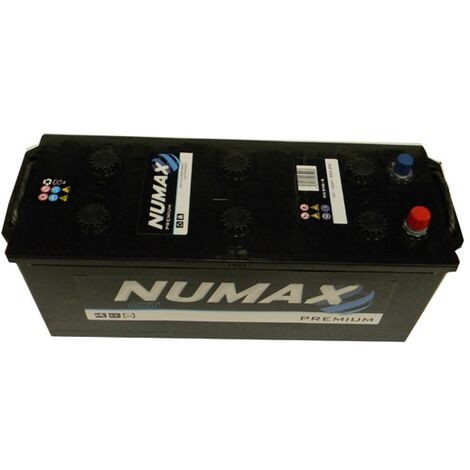 Numax – Batterie de démarrage poids lourds 612 – 12V 140Ah – 800A CCA pour tracteurs et tractopelles – Technologie classique CA/CA