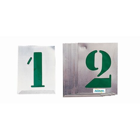 Numeracion pintar/rotular 100mm chapa 57-230 d acha