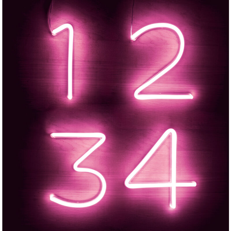 Image of Numeri e Simboli led Neon Rosa Rosa
