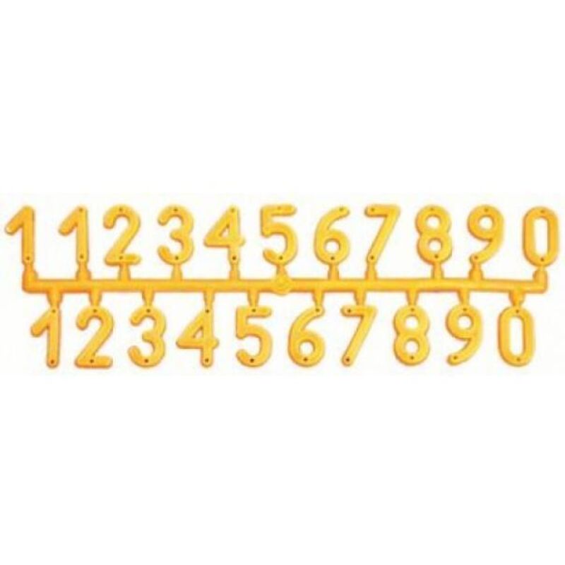 Numeri in plastica, serie 15/21