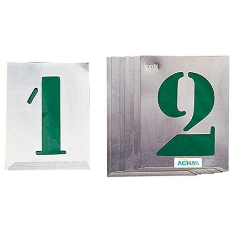 NUMERI PER ETICHETTARE ALLUMINIO SET - 40 MM