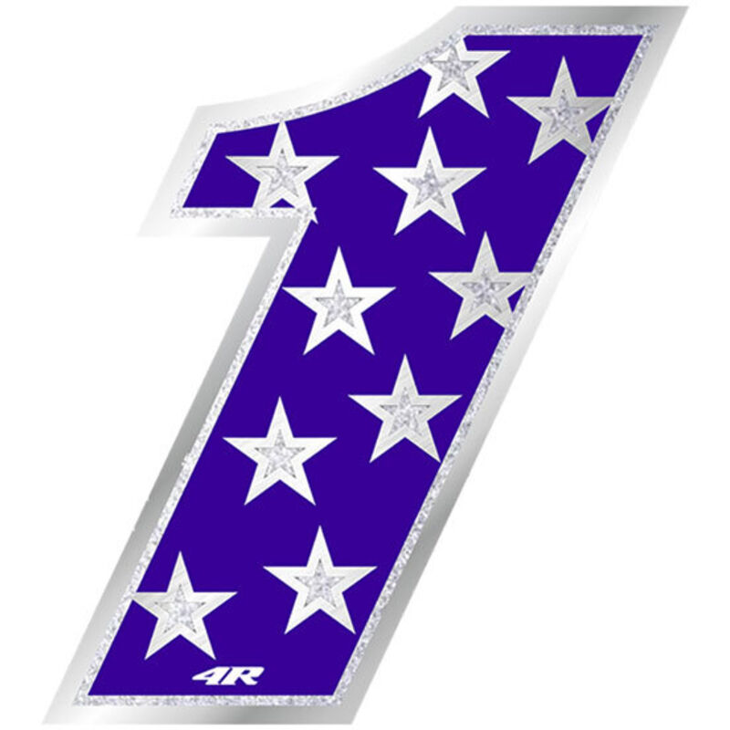 Numeri Stelle, 100 x 130 mm - Numeri: 1