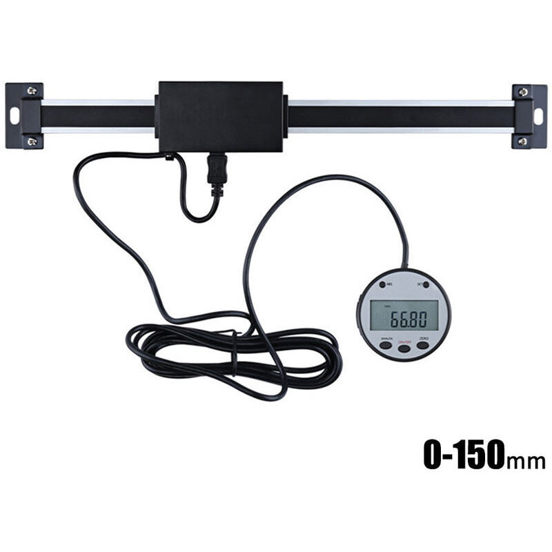VURAHOME - Numerique Lineaire Regle Verticale Echelle Readout Taille En Option 0.01Mm Magnetique A Distance D'Affichage Externe Outils Regle Machine