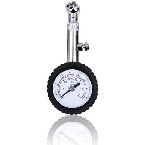 Numérique Manomètre Pneu,Manometre Pression Pneu Haute Précis 60 PSI,Portable Jauge de Pression,Digital Manomètre Pneus pour Voiture Camion SUV Moto Vélo