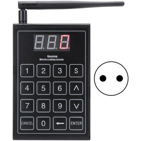 Numerischer Tastenfeldsender für SU-668, SU-669, SU-680, 110–240 V EU-Netzteil
