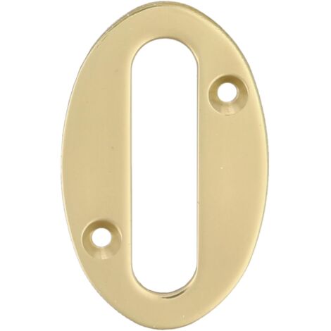 Numéro 0 laiton 10cm am