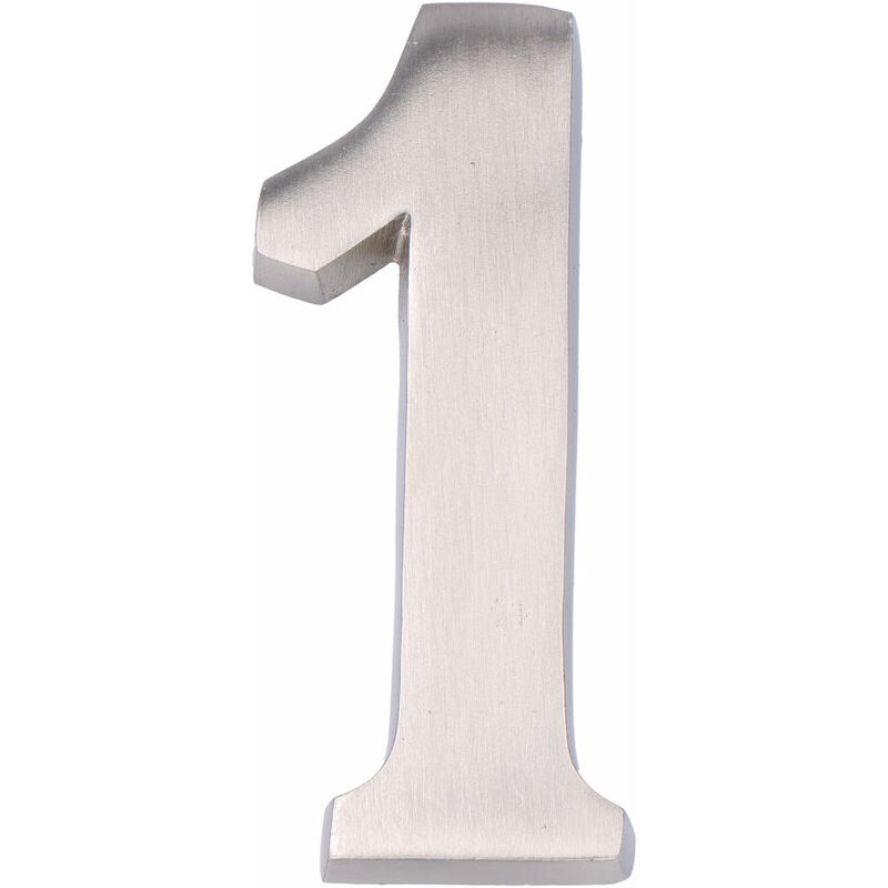 

EDM Numero 1 niquel mate 10cm fijacion invisible