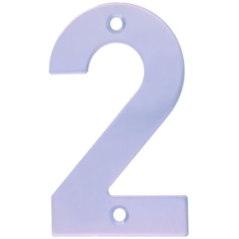 Numéro 2 en acier inoxydable 10 cm 6770 ami