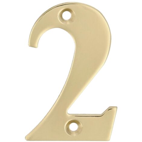 Numéro 2 laiton 10cm 2671 ami