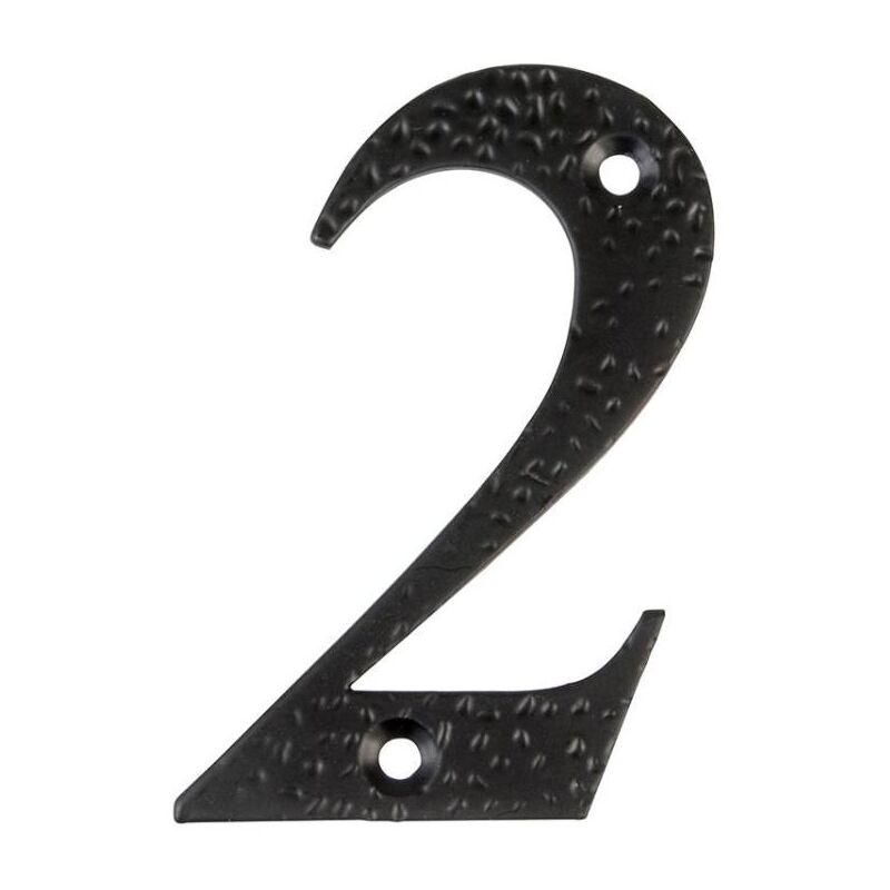 

Numero 2 -M.4 Negro 10Cm.