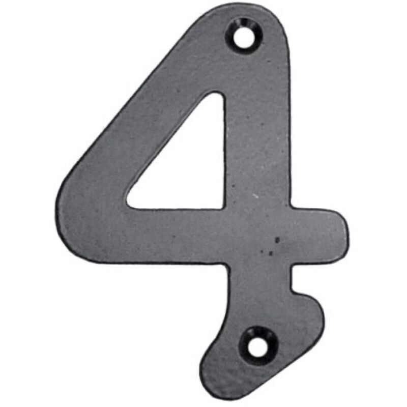 Numero señal atorn. 100mm '4' forjado ne el zorro