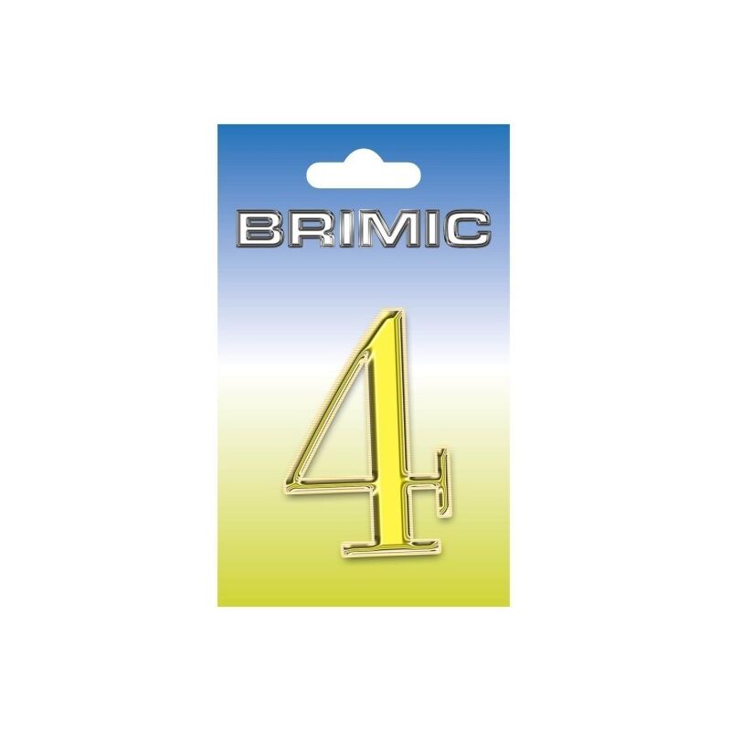 

Micel - Numero Señal Atornillar 100Mm '4' Laton