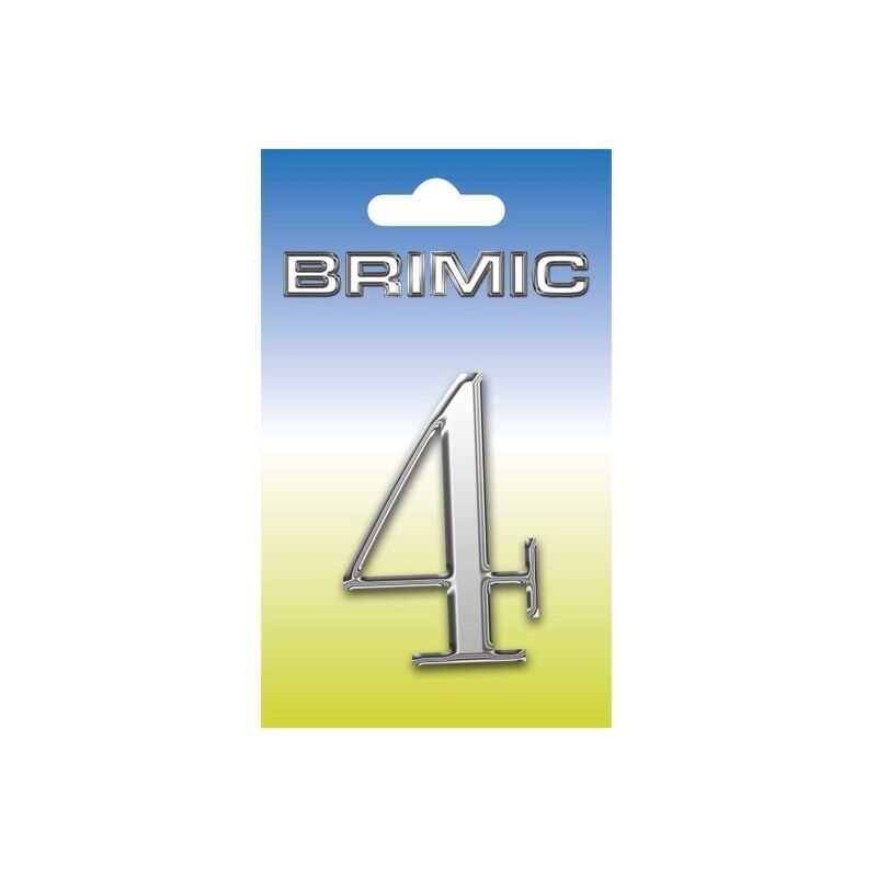 

Numero Señal Atornillar 100Mm '4' Niquel