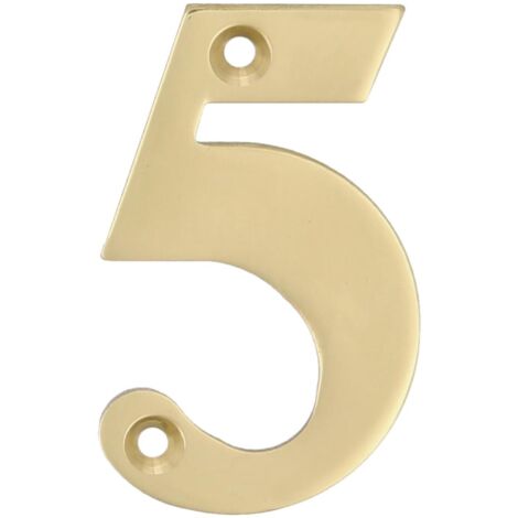 Numéro 5 laiton 10cm am