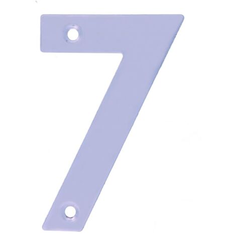Numéro 7 en acier inoxydable 10 cm 6775 ami