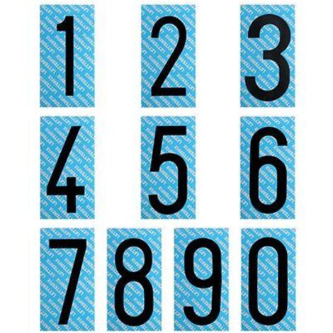 NUMERO ADESIVO 5 MM  30 NERO