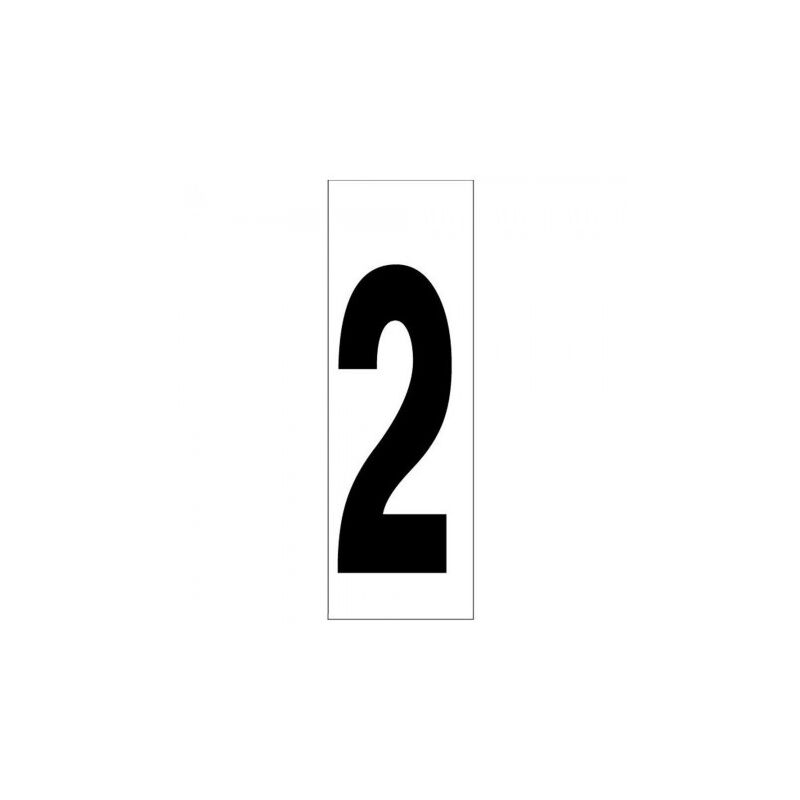 

Numero adhesivo 46x140 mm. nº 2