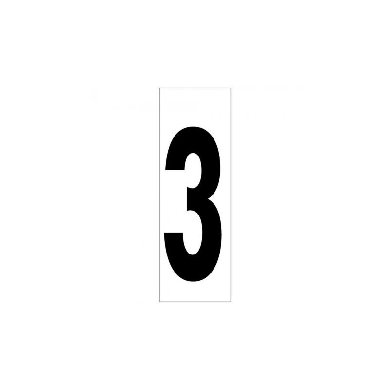 

Numero adhesivo 46x140 mm. nº 3
