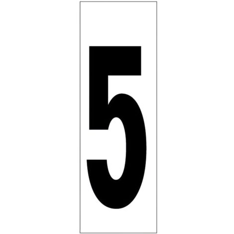 Numero Adhesivo 46x140 mm.   Nº 5