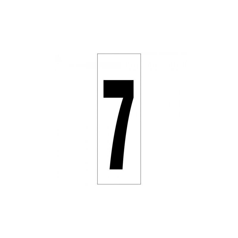 

Numero adhesivo 46x140 mm. nº 7