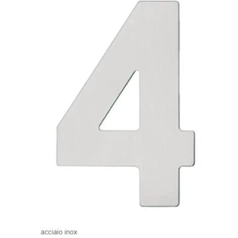 NUMERO CIVICO HAFELE IN ACCIAIO INOX  Numero : 3