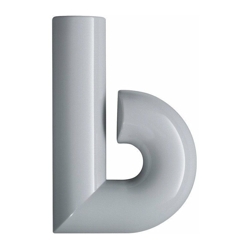 Image of Numero civico lettera b Poliammide speciale 99 bianco puro 137,5mm D.33mm HEWI